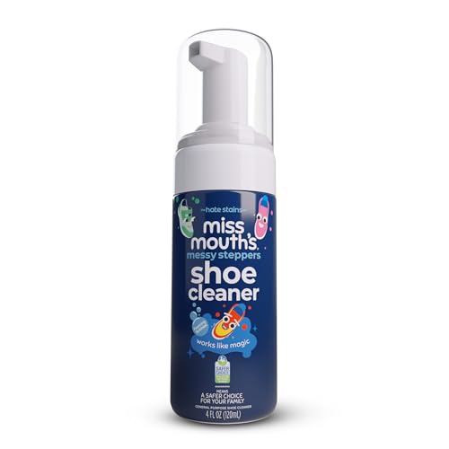Miss Mouth's Messy Steppers Shoe Cleaner Foaming Sneaker Cleaner, 4 Oz